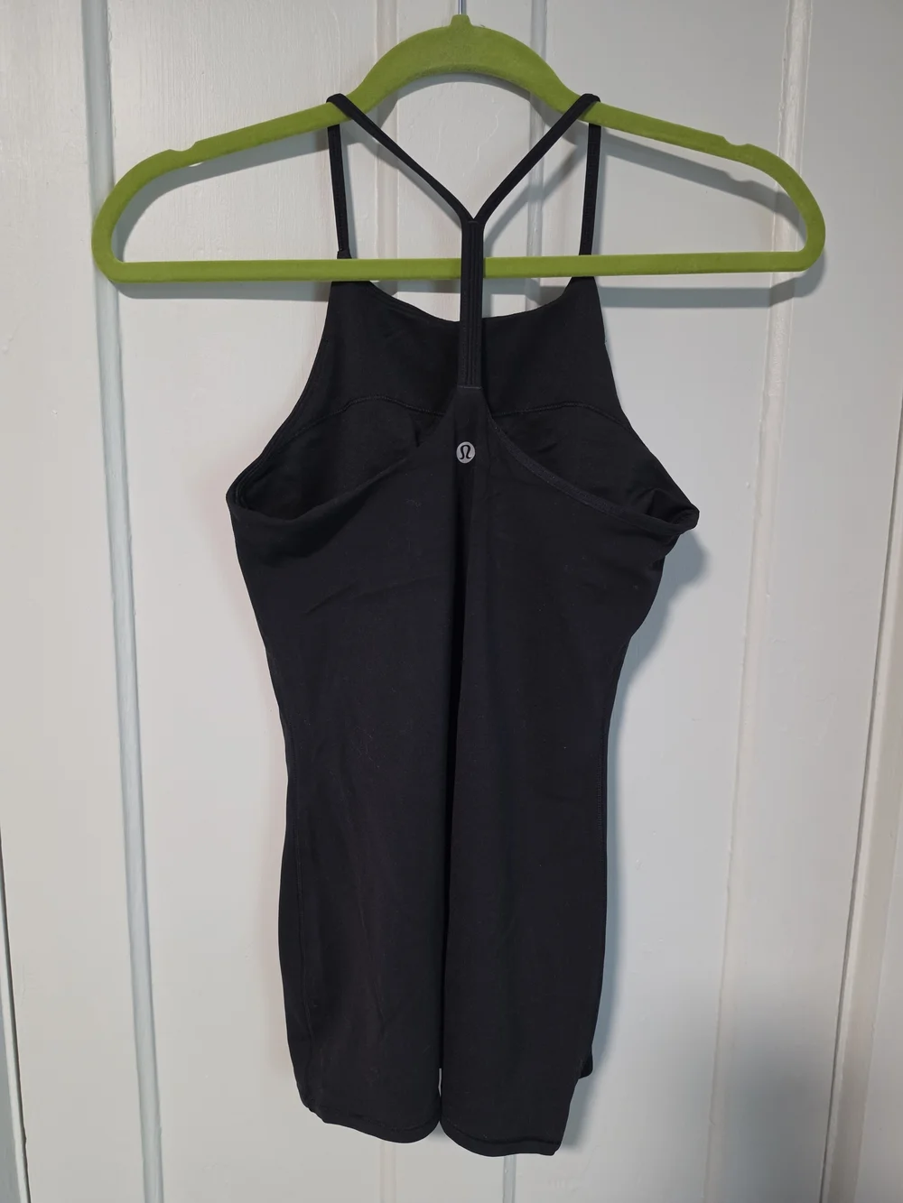 lululemon athletica Black Strappy Tank with Racerback Detail
